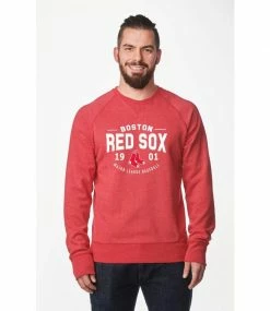 Wholesale 🔔 CAMPUS CREW Boston Red Sox Crew Neck 🌟