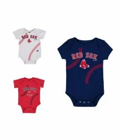 Budget 🌟 MAJESTIC Fan-Tastic Red Sox ⚾ Baseball 3-Pack Set Infant 🤩