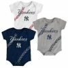 Outlet 🔔 MAJESTIC Fan-Tastic Yankees ⚾ Baseball 3-Pack Set Infant 🔥 -mlb-jerseys Sales fan tastic yankees baseball 3 pack set infant