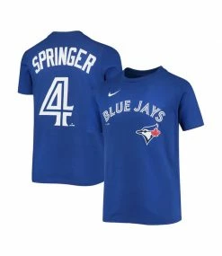 Flash Sale 👏 Nike George Springer Royal Blue Adult T-Shirt ⌛
