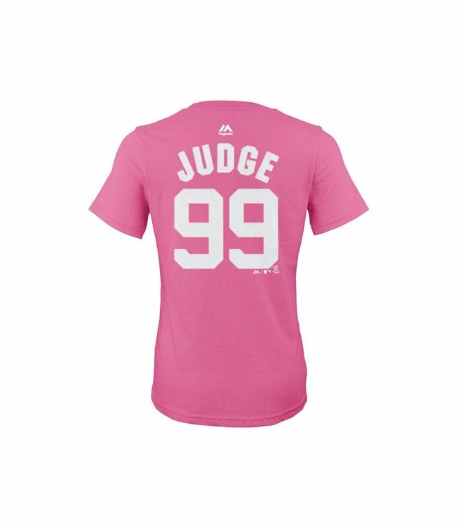 Brand new ❤️ MAJESTIC Official New York Yankees Judge Short Sleeve Girl's Tee ✨ 3 Brand new ❤️ MAJESTIC Official New York Yankees Judge Short Sleeve Girl's Tee ✨