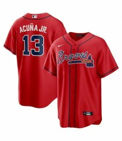 Brand new ⌛ Nike Ronald Acuna Jr Atlanta Braves Youth Alt. 3 Jersey 😍