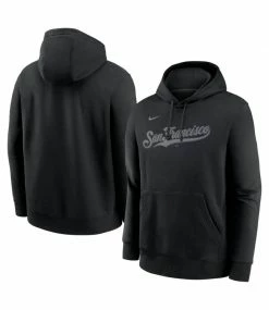 Best Sale 🤩 Nike San Francisco Giants Blackout Wordmark Hoodie 🛒