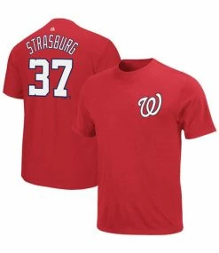 Hot Sale ⭐ MAJESTIC T-SHIRT STRASBURG WASHINGTON NATIONALS 🥰