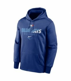 Budget ⭐ Nike Toronto Blue Jays Therma Performance Pullover Hoodie ✨