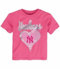 Best Sale 💯 MAJESTIC Unfoiled Love New York Yankees Kids Short Sleeve 👚 Shirt 🌟