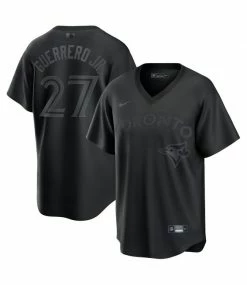 Flash Sale 💯 Nike Vladimir Guerrero Jr. Toronto Blue Jays Pitch Black Fashion Jersey 👍