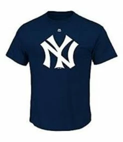 Best Pirce 🤩 MAJESTIC Yankees Cooperstown Official Logo 👚 Shirt 🔥